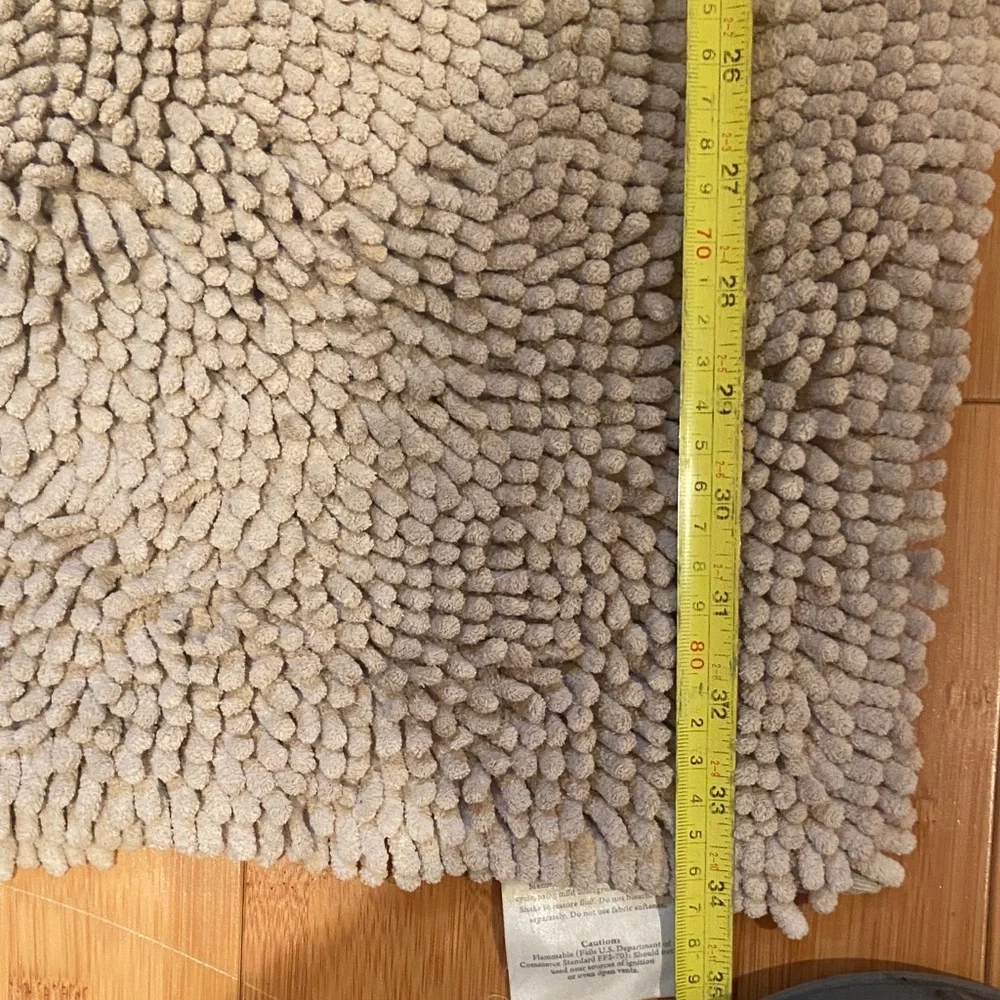 Plush Tan Shag Rug